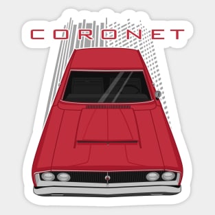 Dodge Coronet 1968 - dark red Sticker